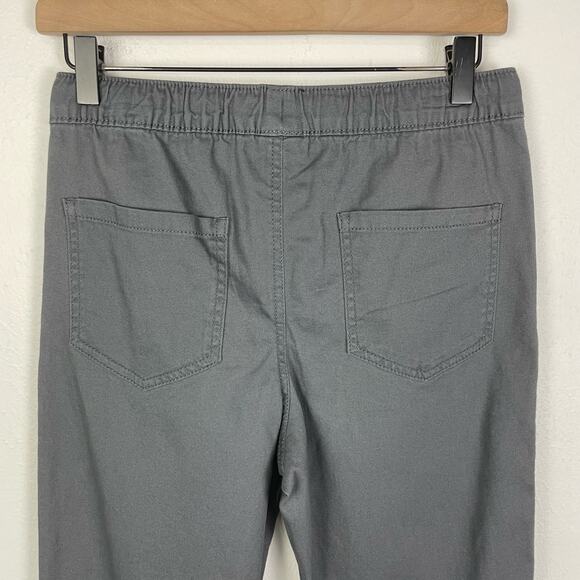 ThereAbouts NWT 10/12 Husky Gray Twill Pull On Flex Jogger Pants - Picture 3 of 9